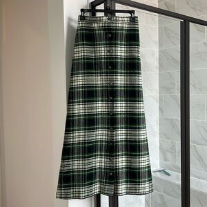 Vintage Wool/Blend Maxi Skirt